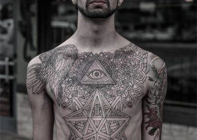мужские тату на грудной клетке массоны