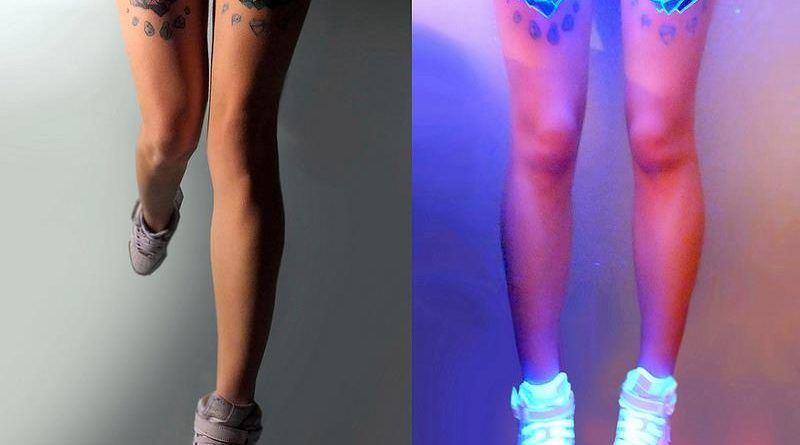 UV Blacklight Tattoo