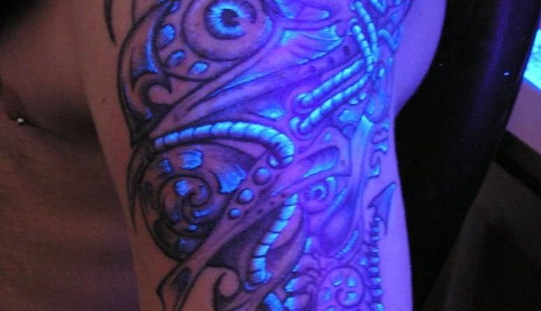 UV Blacklight Tattoo