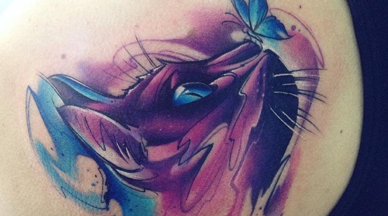 watercolor tattoo Bascur