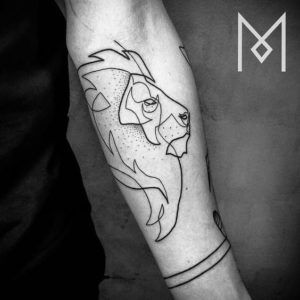 Татуировки для знаков зодиака. Лев Фото