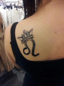 Татуировки для знаков зодиака. Лев