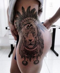 Leo zodiac Tattoo