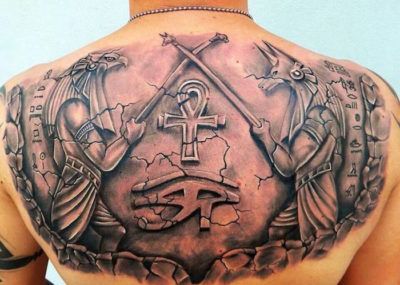 тату крест анкх символ анх татуировки фото