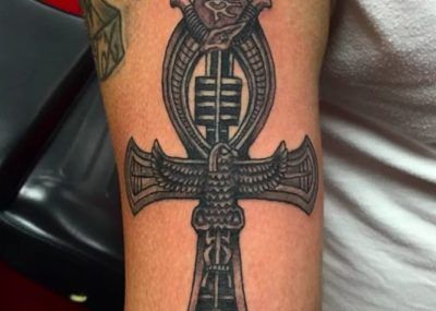 тату крест анкх символ анх татуировки фото