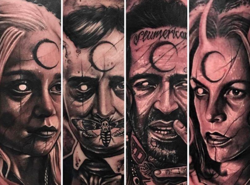 Татуировки в стиле «The Dark Trash» реализм