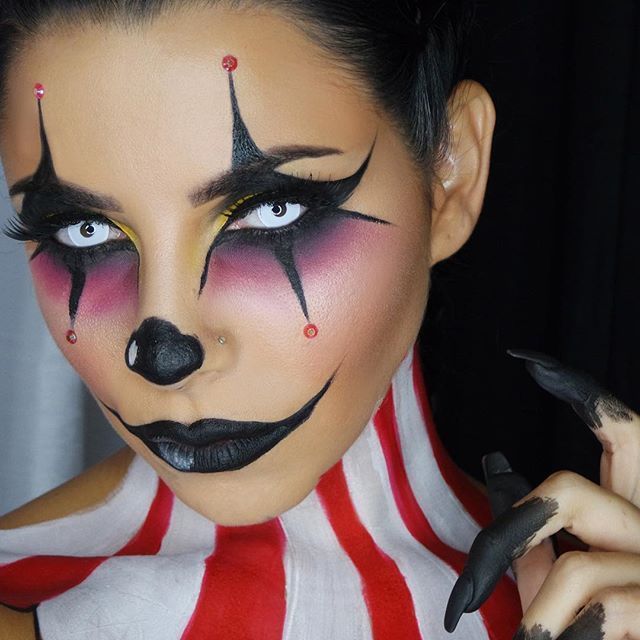 clown makeup foto