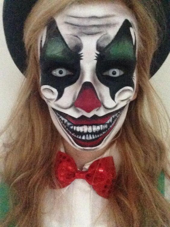 clown makeup foto