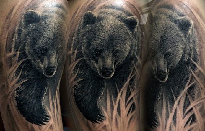 grizzli on tattoo