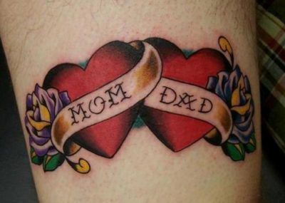 Фото картинки Тату Мама и Папа. mom & dad tattoo