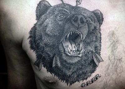 тату медведь фото и значение татуировки