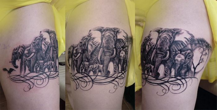 слон тату значения
