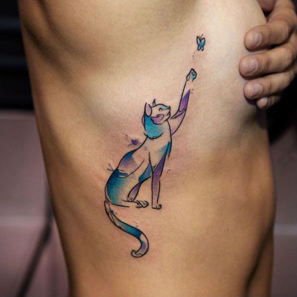 татуировки кошки