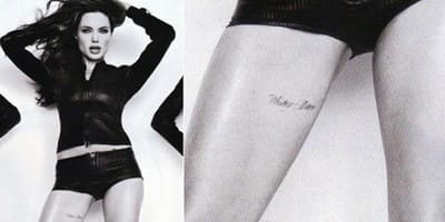 Татуировки Анджелины Джоли на руке