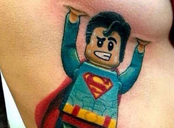 Тату Лего-Супермен