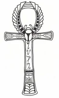  Эскиз тату Анх (Египетский Крест) (30 фото) 17