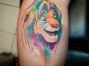 Татуировка льва - значение и фото